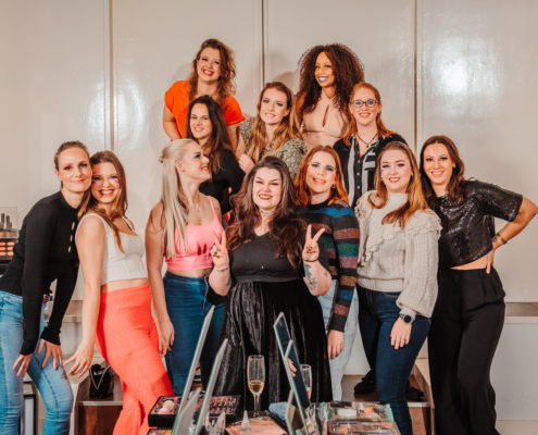 vrijgezellenfeest workshop make up festival