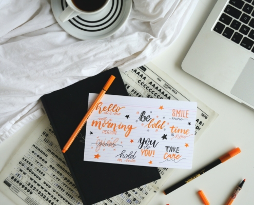 Handlettering Workshop bij Paaldansstudio & Dance Centre - Ontdek de kunst van handletteren in onze inspirerende omgeving!